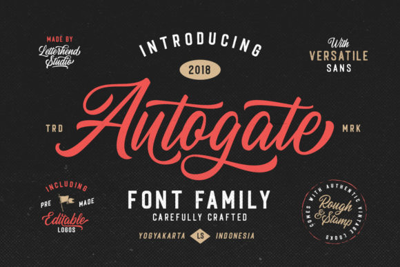Autogate Family: A Versatile Typeface for Branding