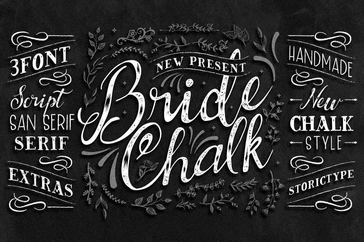 BrideChalk: A Handwritten Font for Editorial Design