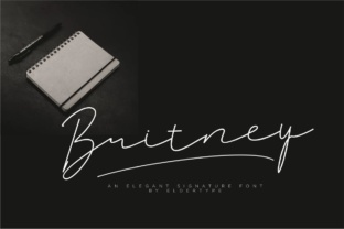 Britney Signature: The Elegant Script Font for Crafters