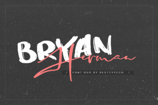 Bryan Herman: A Handmade Script Font for Editorial Design