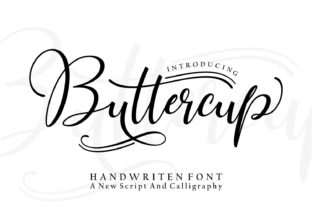 Buttercup Font: Elegant Script for Crafters