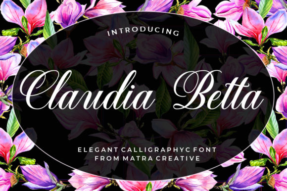 Claudia Betta: A Script Font for Crafters