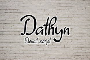 Dathyn: A Stencil Script Font for Modern Web Design