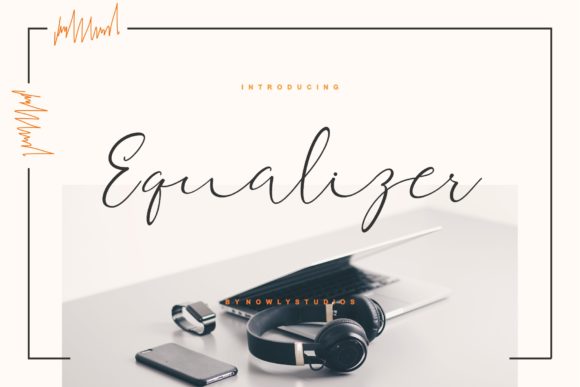 Equalizer Script Font for Crafters