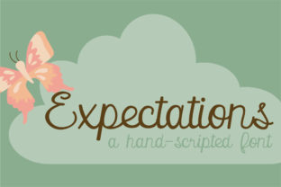 Expectations Font: A Handwritten Typeface for Editorial Calm