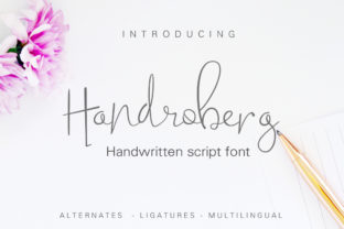 Handroberg: A Handwritten Font for Makers