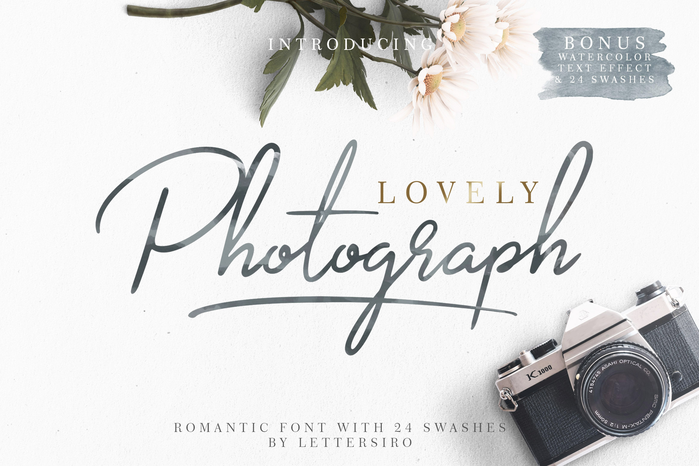 Lovely Photograph Font for Modern Web Design