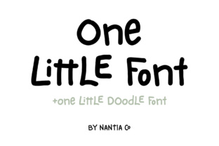 One Little Font: A Playful Typeface for Web Design
