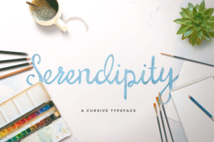 Serendipity Font: A Soft Script for Editorial Design