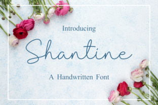 Shantine Font: Elegant Script for Makers