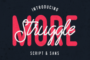 Struggle More Duo: A Versatile Typeface for Editorial Design